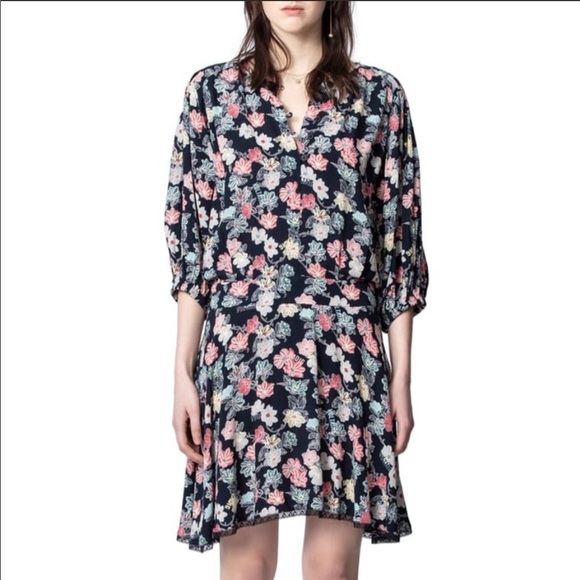 SOLD NEW Zadig & Voltaire Raspali Flowers Dress - Picture 14 of 14